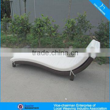 Modern Rattan Furniture Garden Sun Lounger Rattan Pool Lounge Chair CF739 photo-3