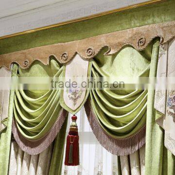 European Country Style Fresh Ready Made Chenille Bedroom Window Blackout Curtain photo-2