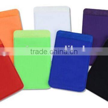 Promotion Washable Cellphone Lycra Wallet With Custom Logo photo-2