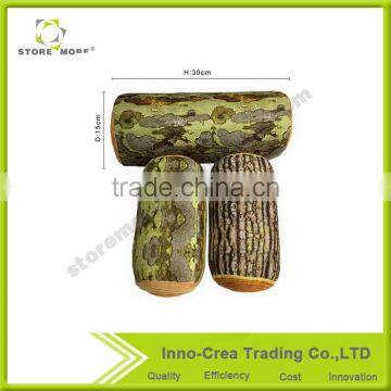 Rest Decorative PP Cotton Wood Grain Throw Pillow Neck Support photo-2