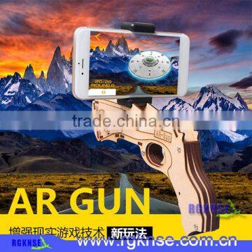 2017 new design hot selling Vr gun game controller bluetooth mini vr gamepad for smartphone