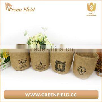 Herb Planter Jute Grow Bag,small Round Planter Jute Grow Bag photo-5