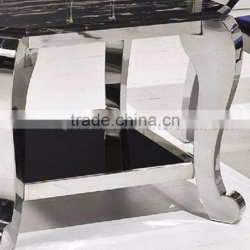 Stone Top Stainless Steel Small TeaTable photo-4