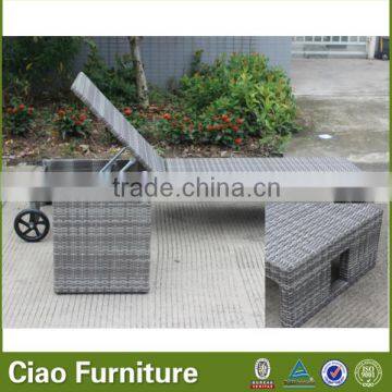 New Style Garden Rattan Chaise Sun Lounge Set photo-2