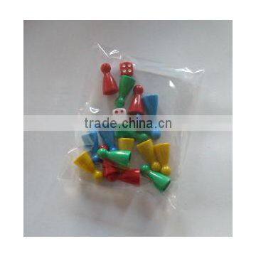 wholesale board game pieces--Dice,plastic pieces,replacement money