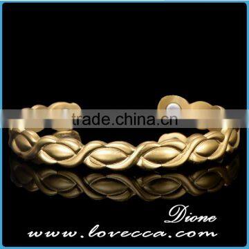 Wholesale Therapy Magnet Jewelry Engravable Copper Bracelets for Arthritis photo-3