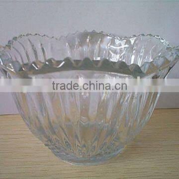 engraved glass bowl