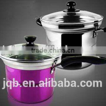 High Quality 100L Stainless Steel Stockpot With Visible Glass Lid photo-4