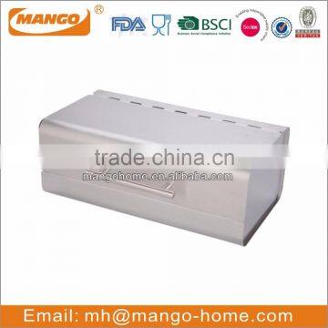 Glass Front Stainless Steel Bread Bin photo-5