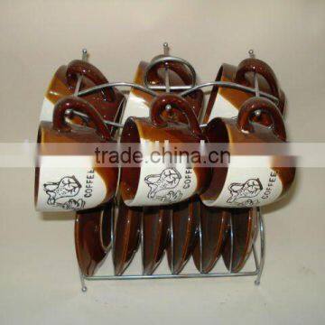 porcelain tea set for drink