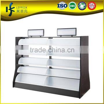 High end wooden and steel book shelves for school or commerce usage