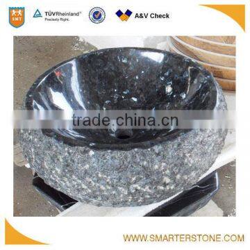 Good price blue pearl granite stone basin