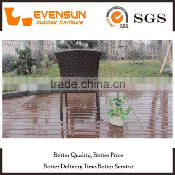 PE Rattan Plastic Chair Without Arm photo-4