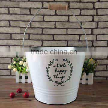 Galvanized Metal Bucket drinking beer houseware Ice Bucket