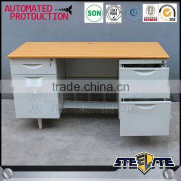 2016 Latest Modern Designed Executive Metal Office Desk With Drawer Cabinet and Computer Box photo-6