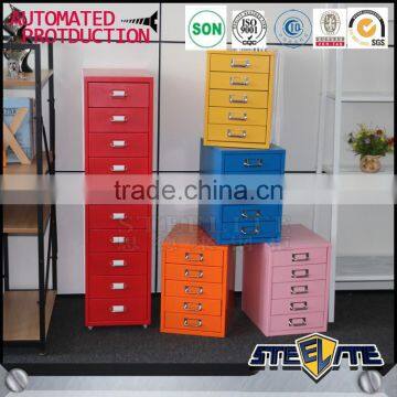 Steel 5 drawer kids cupboard steel cupboard price