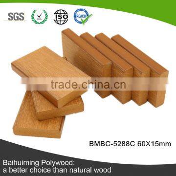 Waterproof Furniture Material Fence Polywood Slat Plastic Wood