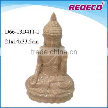 Abstract Decorative Ceramic Buddha Sculpture