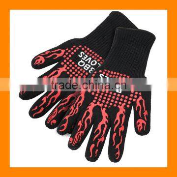 Hitzebestandig EN407 Beglaubigte Professionelle Grillhandschuhe Ofenhandschuhe Kochhandschuh Topfhandschuhe Backhandschuh photo-4