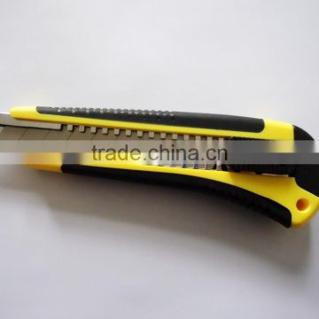 Professional 18mm Utility knife Paper cutter with rubber grip handle