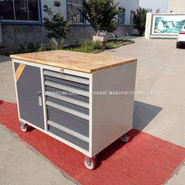 tool cabinet with wood top/ workbench