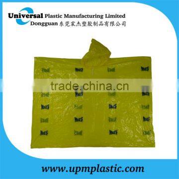 disposable raincoat /plastic raincoat/rain poncho