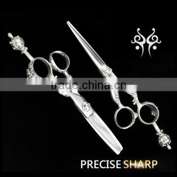 Professional Hair Dressing Scissors With Silver