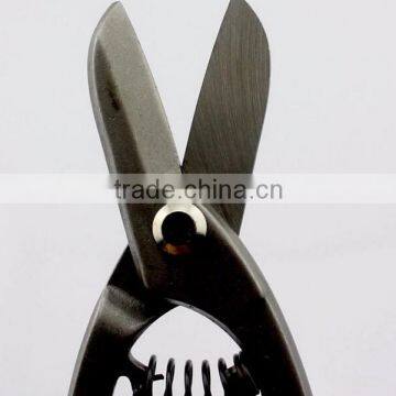 BERRYLION 8'' iron sheet cutting scissor with spring design