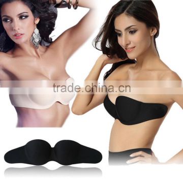 1pcs Sexy Stick On Gel Silicone Backless Bra Self Adhesive Strapless Bra Invisible Push Up Bra for Women Newest Size:A