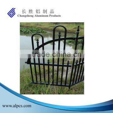 Aluminum Black Garden Fence,Black Outdoor Aluminum Fence