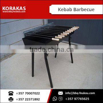 CE Approved Height Adjustable Kebab Barbecue Grill photo-4