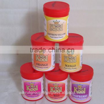 saffron yellow food colour powder