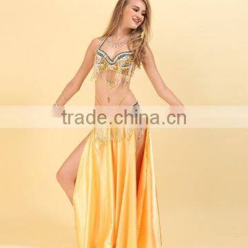 Gold bra and belt set for women belly dance AS6043-AQ6043