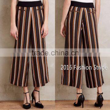 BEST selling items for stripe cotton fabric of women leggings & ladies bell bottom pants top design