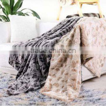 2014 FAUX FUR blanket/CUSHION