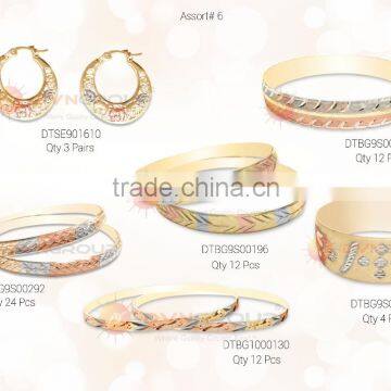 Some Very Exclusive Combo Three Tone Plated Jewelry of 236 Pieces For USD $ 250 With FREE SHIPPING photo-6
