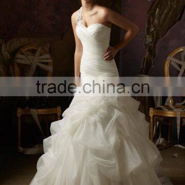 2017 luxury newest arrival mermaid wedding dress ball gown