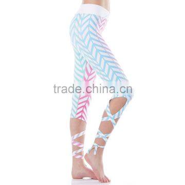 2017 New Fashion Women Sport Legging Sexy Yoga Print Wholesale photo-2