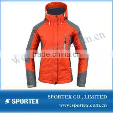 2014New Design ladies hiking jacket,High quality outdoor clothing for ladies, ladies windproof hiking clothes