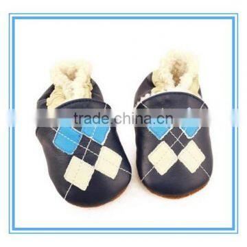 rubber sole cute baby shoes leather baby shoes