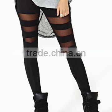 EY0104L New Fashion Women High Waist Hollow out Leggings