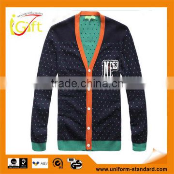 2014 hot sell wholesale high quality long sleeve viscose men cardigan