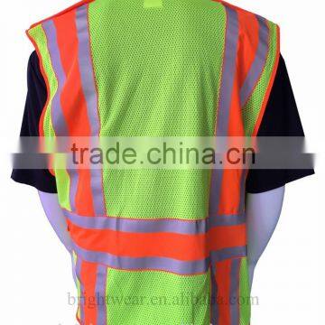 100% Polyester ANSI Mesh Reflective Safety Vest photo-2