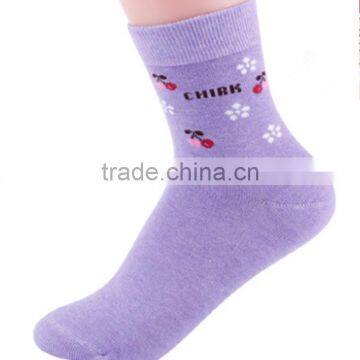 Sell Like Hot Cake Women Cherry Patterned Cotton Socks photo-6