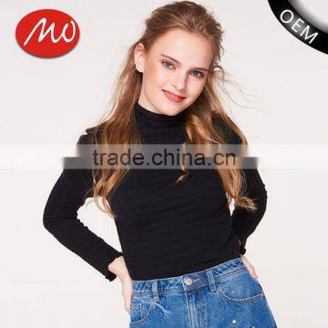 solid color all-match women lace tight wool sweater design for girl with high quality