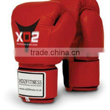 XD2 Boxing Gloves -RED LEATHER