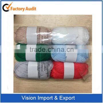 DIY Multicolour 100% Knitting Acrylic Yarn for Promotion photo-2
