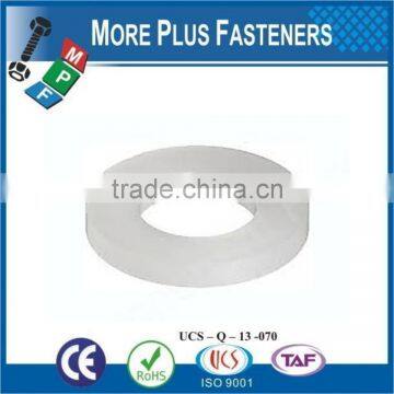 Made In Taiwan Plastic Flat Washer Black Nylon Reinforced Rubber Fender Thrust Round photo-5