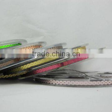 5mm spangle sequin reel sequin tape color sequins