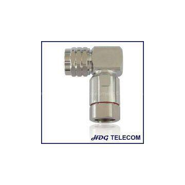 N Male Right Angle Connector (Plug) For 1/2 In Superflex Coaxial Cable